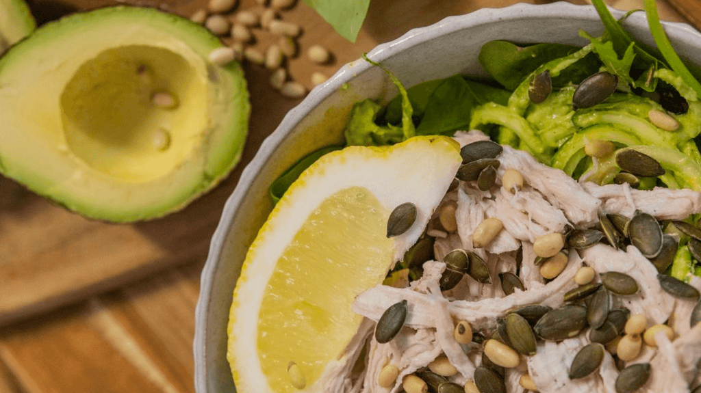 Creamy Pesto Chicken Salad