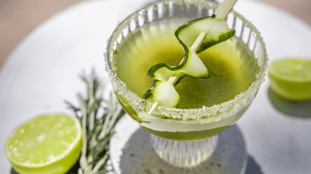 Christmas Cucumber Mocktail