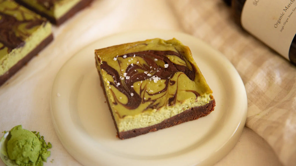 Marble Matcha Brownies