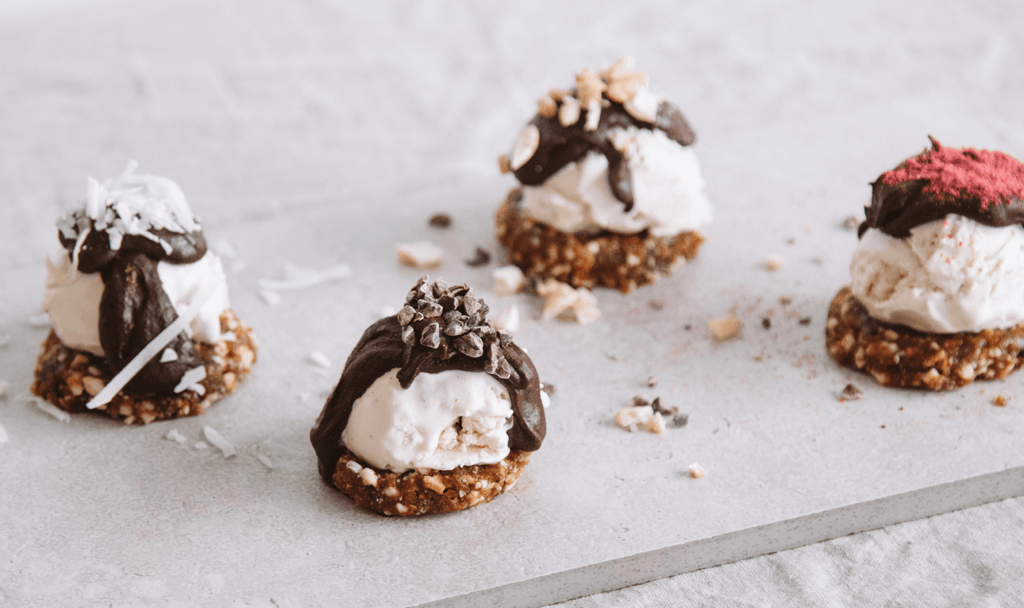 Vegan Choc Top Ice Cream Bites