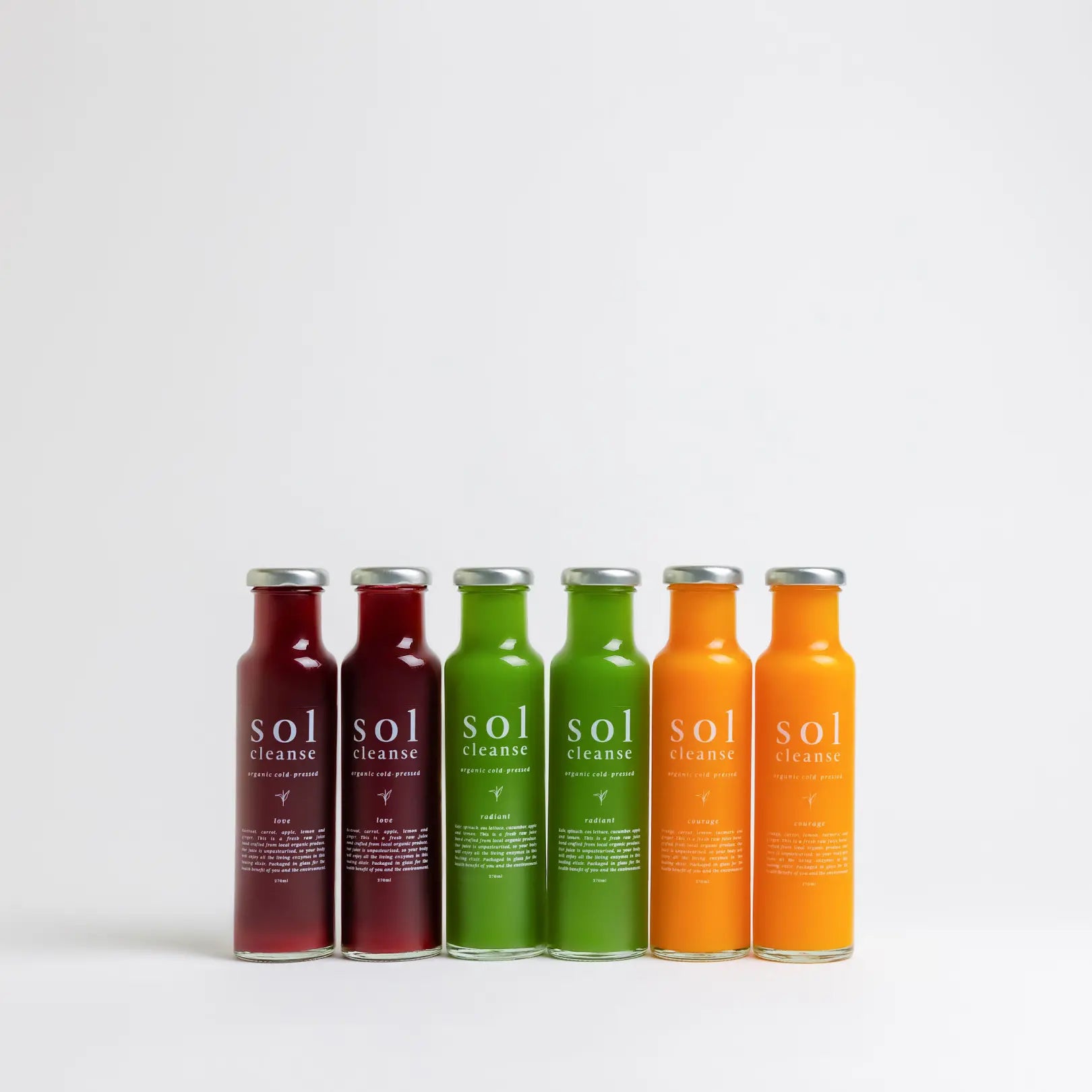 Wellness Daily Juice Pack Sol Cleanse Cold Pressed Juice Delivery