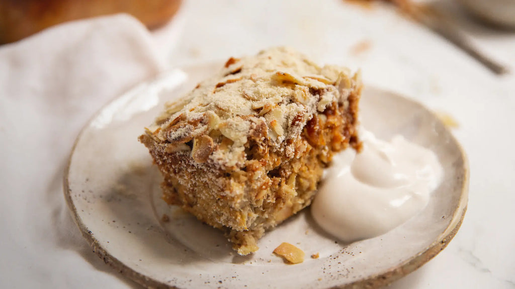 Almond Croissant Baked Oats