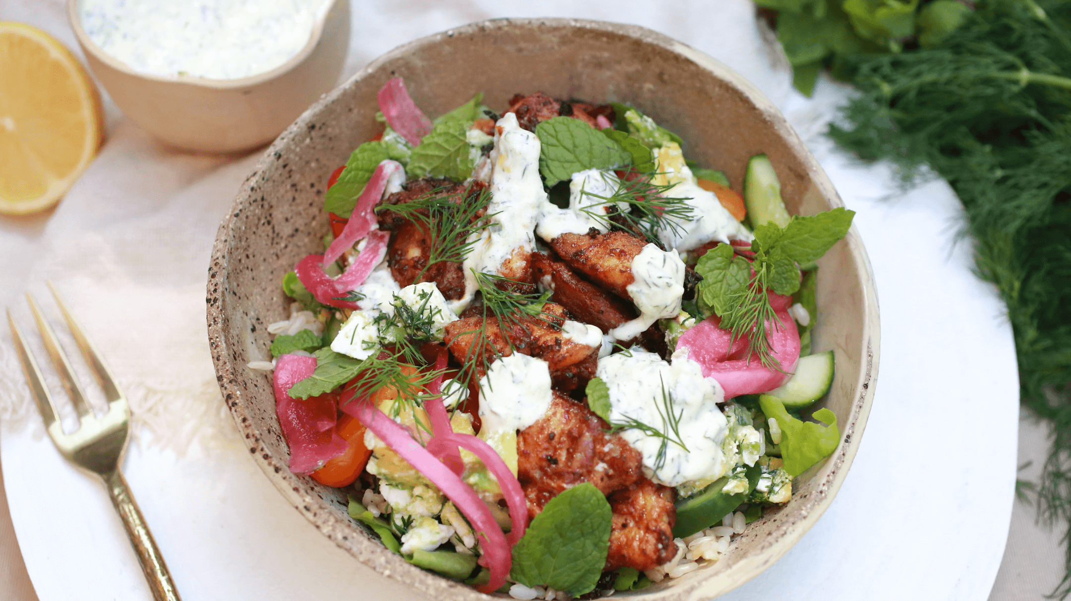 Chicken Tzatziki Bowl