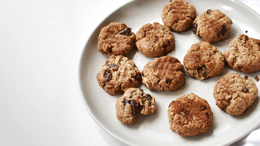 Ginger, Macadamia & Cranberry Cookies