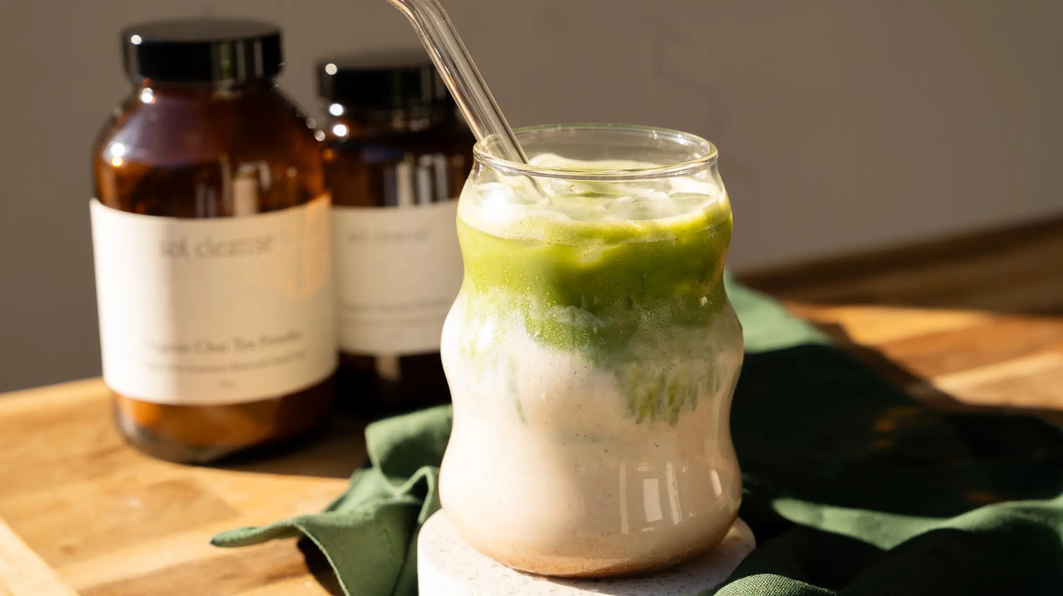 Iced Chai Matcha Latte