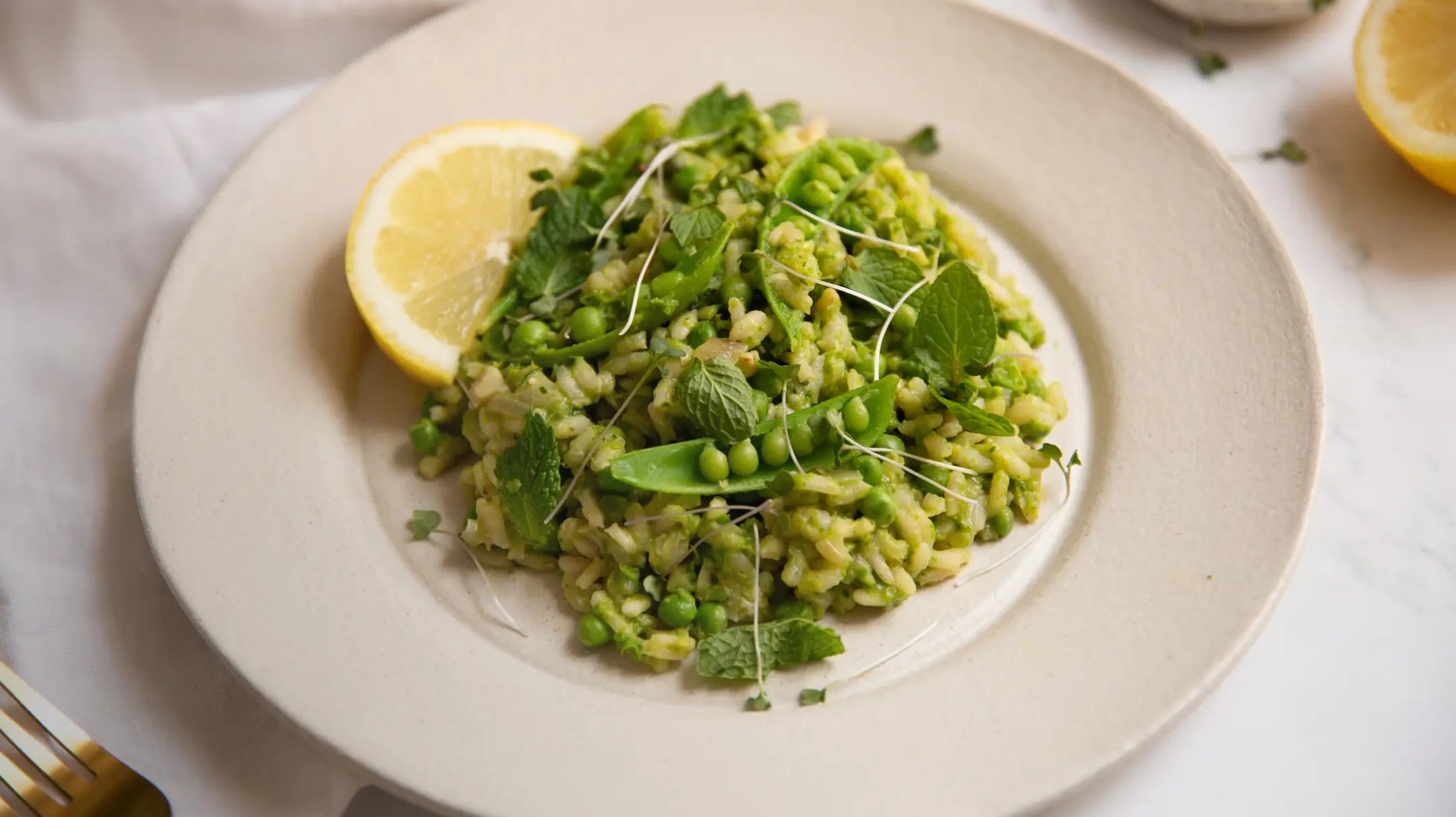 Spring Pea Risotto