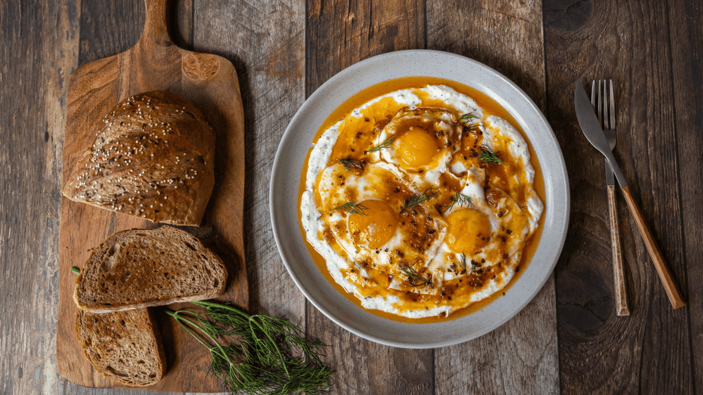 Turkish Eggs & Whipped Feta