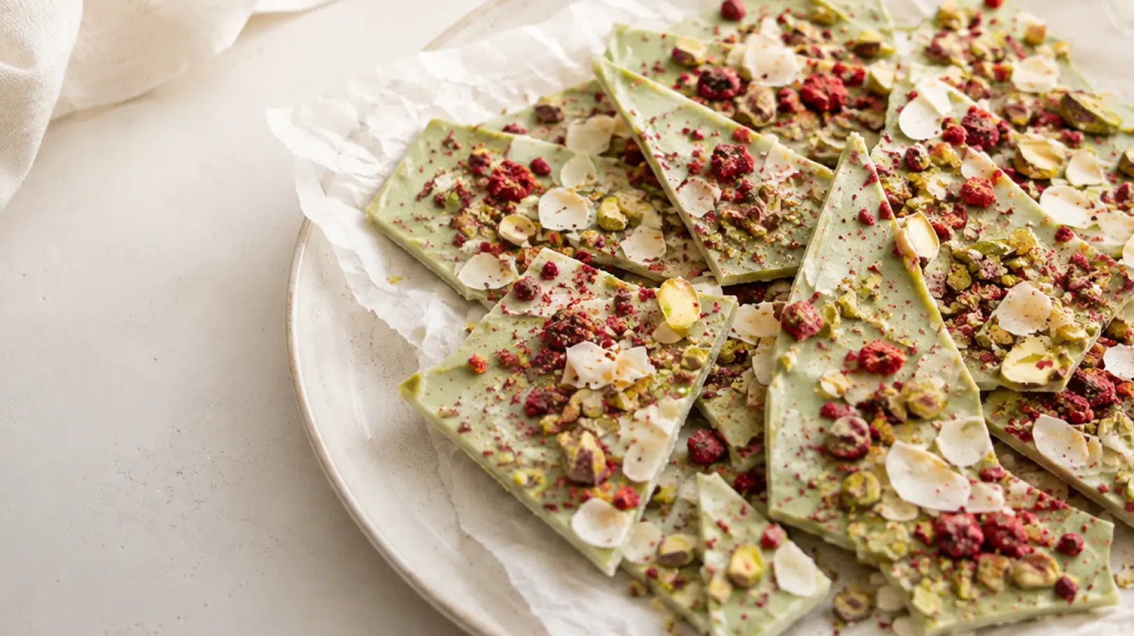 Vanilla & Pistachio Bark