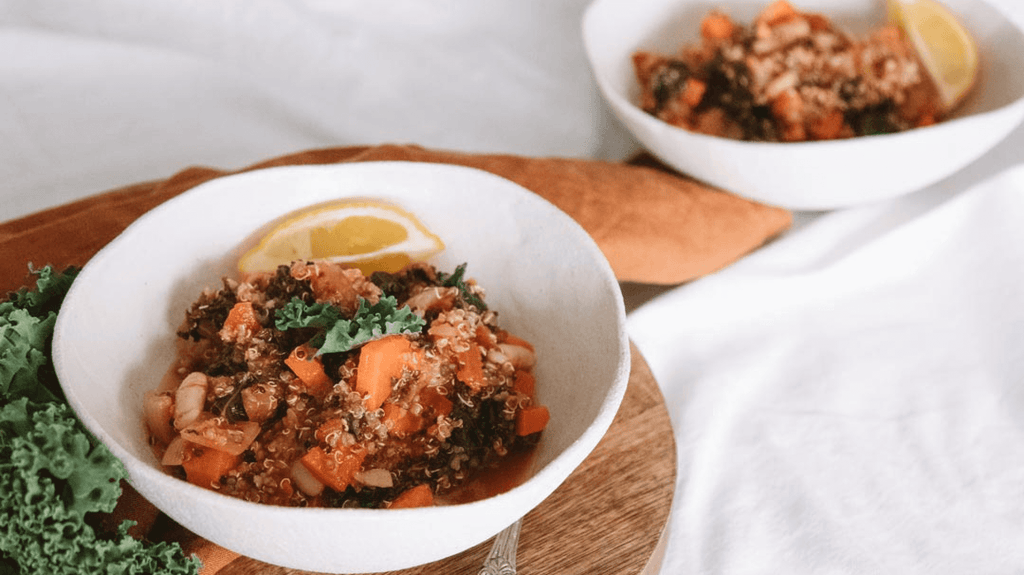 Protein Rich Kale Quinoa Soup
