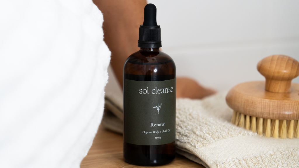 Tips for using our Renew Body + Bath Oil