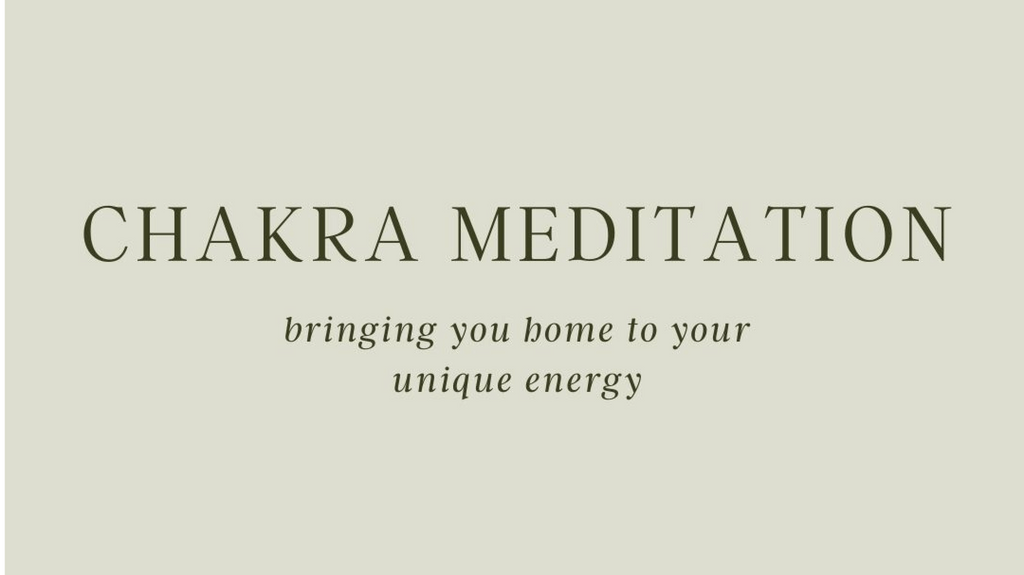 Dropping In: Guided Chakra Meditation