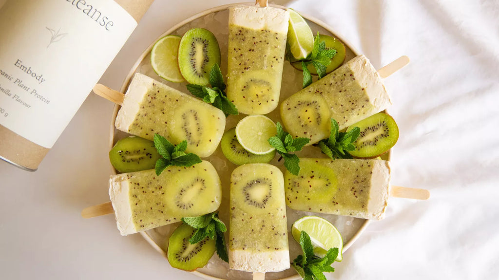 Summer Kiwi Popsicles