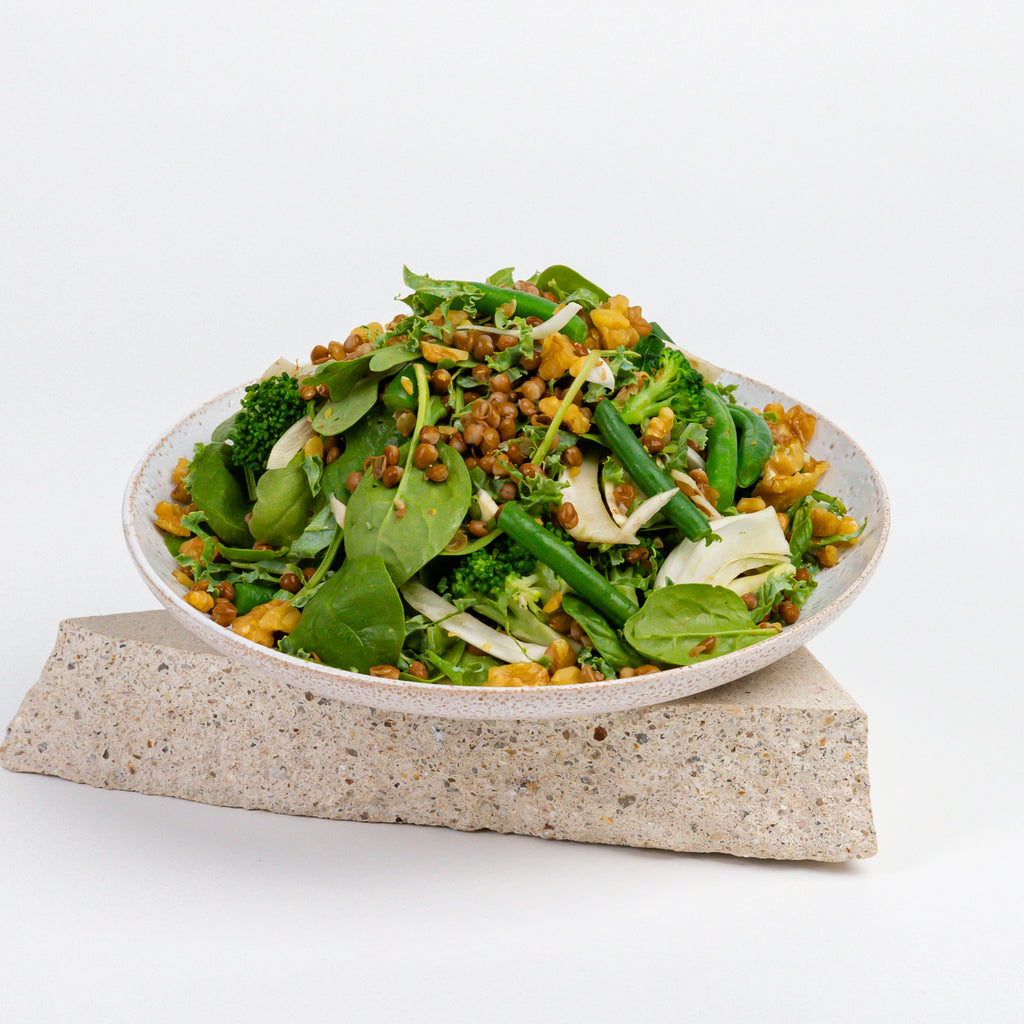 Lentils & Greens with Orange & Maple Dressing