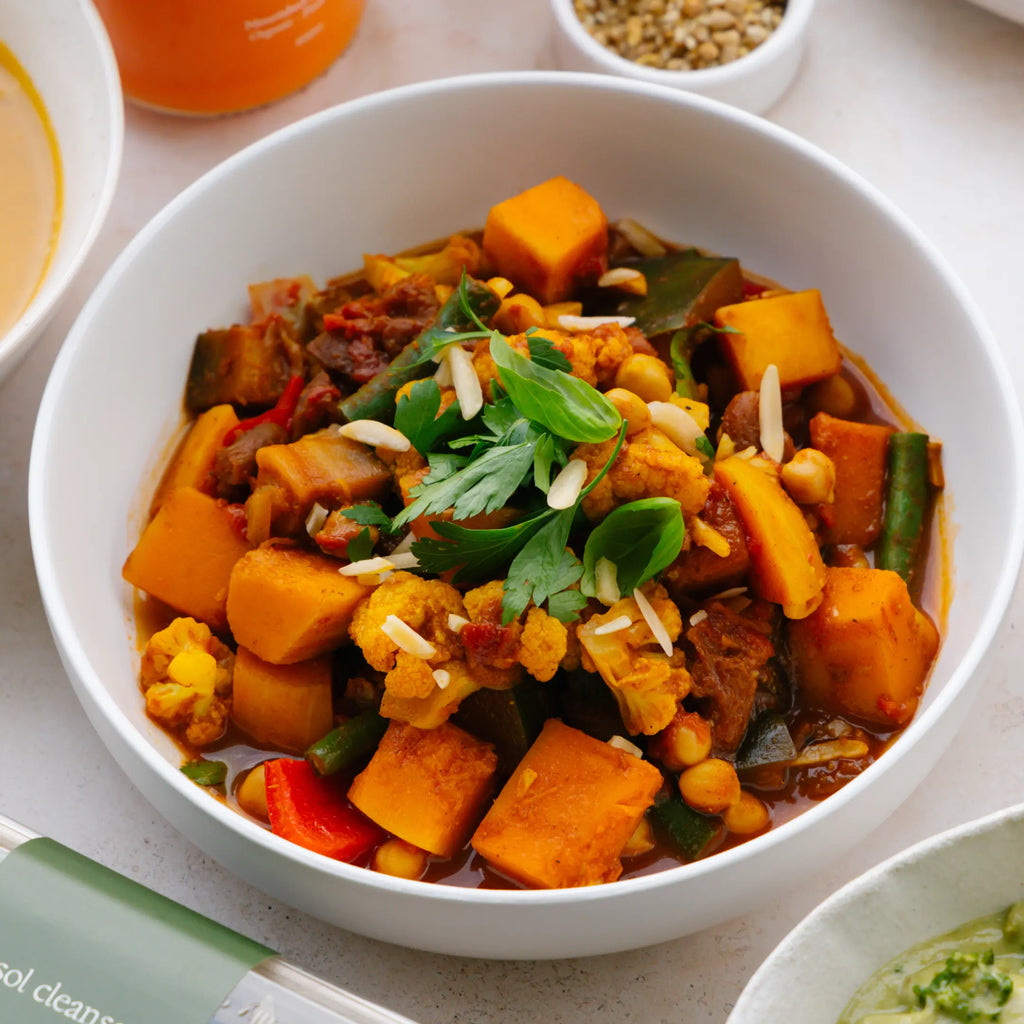 Aromatic Apricot Vegetable Tagine